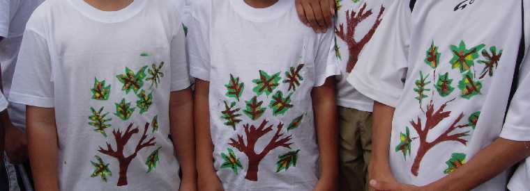 Tee-shirts peints par les lves