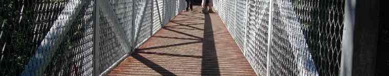 Passerelle sur le Bras de la Plaine