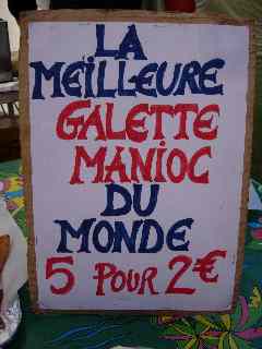 "La meilleure galette de manioc du monde"