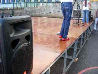 Podium mouill
