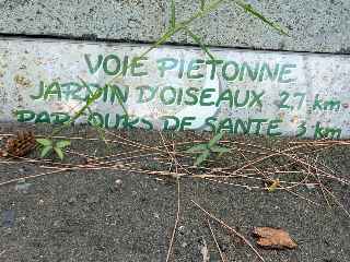 Voie pitonne -Fort d'Etang-Sal -