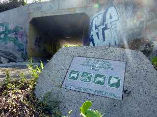 Passage sous l'ancienne RN1 - Fort d'Etang-Sal -