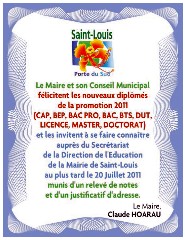 St-Louis, promotion 2011 ...
