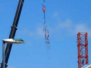 ZAC du Mail - janvier 2012 - Dmontage d'une grue - Chantier Epica -