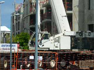 ZAC du Mail - janvier 2012 - Dmontage d'une grue - Chantier Epica -