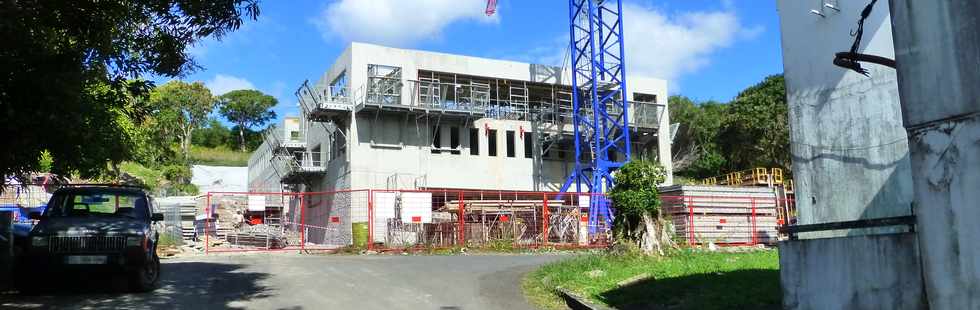 Aot 2014 - Ste-Rose - Chantier de la mdiathque