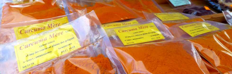 12 novembre 2016 - March forain de St-Pierre - Curcuma la mre de Serge Lebon - Plaine des Grgues