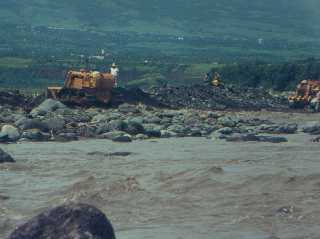 Travaux sur la rivire St-Etienne
