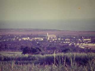 La ville de St-Louis, vue de Belevue, vers 1970