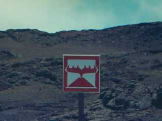 Signalisation dans la Plaine des Sables, vers 1970