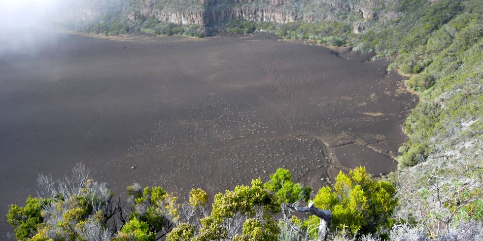 Pas des Sables - sur le sentier vers le Morne Langevin