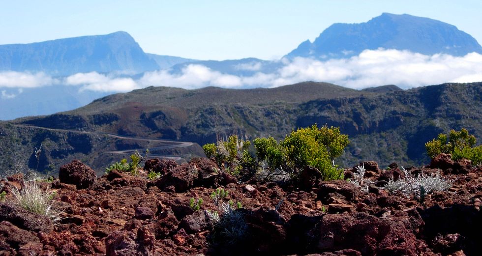 Vue du haut du Piton Chisny