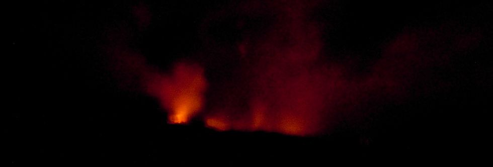 Nuages rouges -�ruption juillet 2006