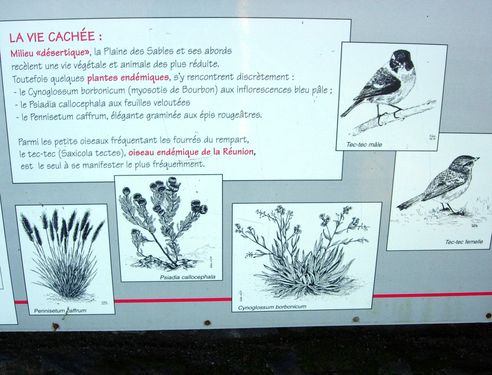 Panneau au Pas des Sables