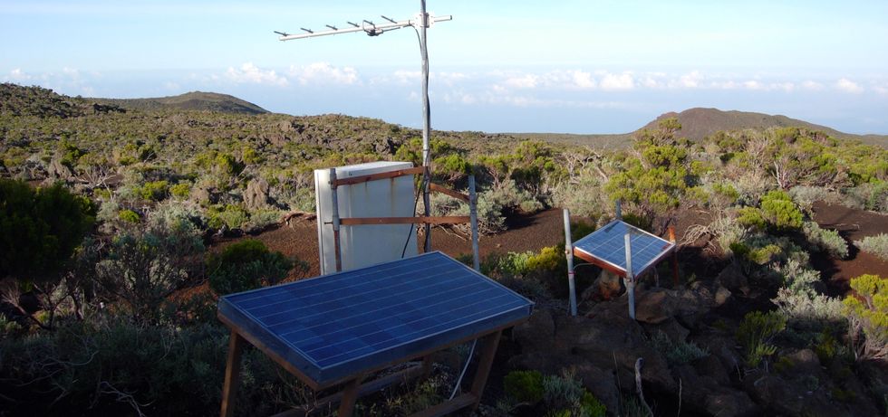 Antenne au Piton des Basaltes