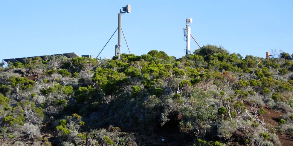 Antennes au Piton des Basaltes