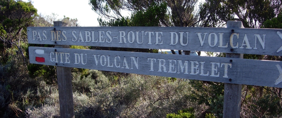 Piton des Basaltes -Panneau