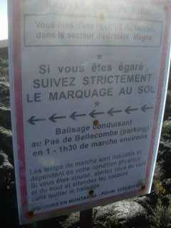 Balisage de secours