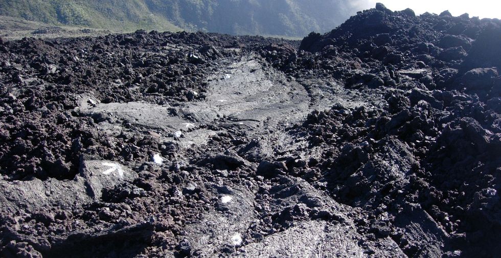Balisage de secours vers Piton de Partage
