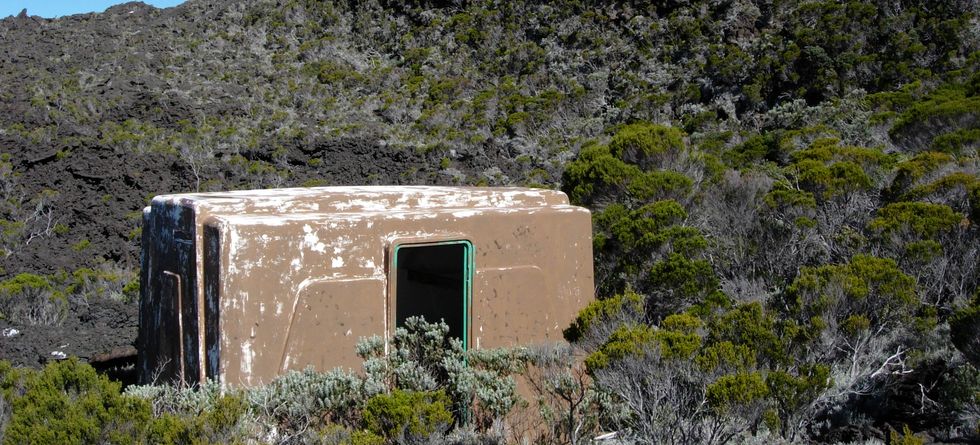 Balisage de secours vers Piton de Partage-Cabane