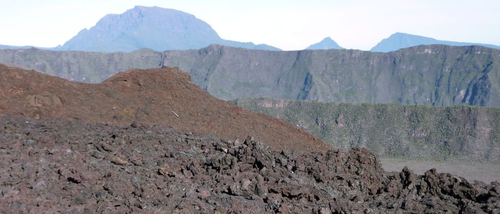 Piton de la Fournaise -Vue vers le nord