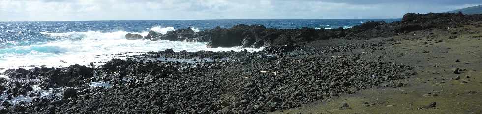 Coules de Fvrier 2005 - Piton de la Fournaise - Sables  olivine