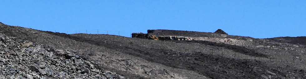 15 aot 2018 - Piton de la Fournaise - Sentier d'accs  la plateforme d'observation du cratre Dolomieu - Retour vers le Pas de Bellecombe  - La Soufrire
