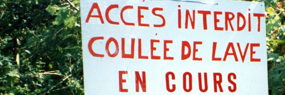 Panneau Sentier Cage aux Lions 1998