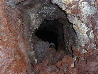 Tunnel de lave - coule de novembre 1800 -