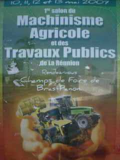 Salon du machinisme agricole de Bras-Panon