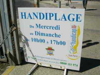 Handiplage  St-Pierre