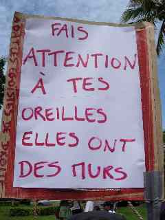 Pancarte manif