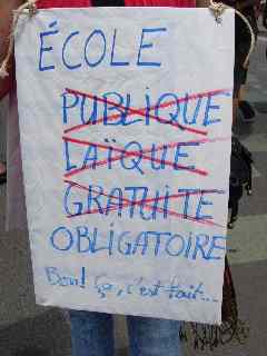 Pancarte manif