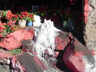 Cascade de cire de bougie