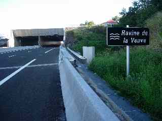 Ravine de la Veuve et tranche couverte