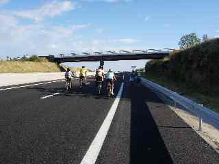 Premier passage sous un pont