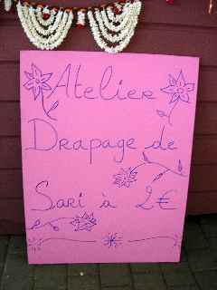 Drapage de sari