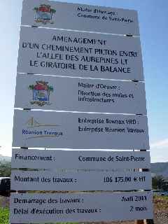 Cheminement piton  Bassin Plat