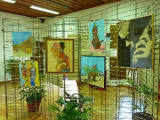 Mdiathque de St-Pierre -  Salle Lislet-Geoffroy - Exposition Tableaux de sable