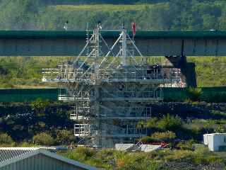 Chantier du nouveau pont sur la rivire St-Etienne