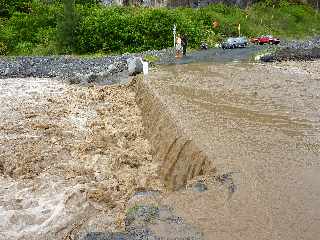 13/02/2012 - Cyclone Giovanna -  Radier du Ouaki -
