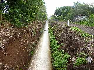 Ravine des Cabris - Conduite force vers l'usine du Bras de la Plaine