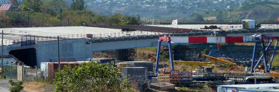 Chantier du pont sur la Riv. St-Etienne - Fin aot 2012