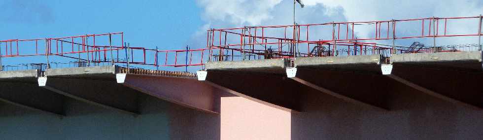 Chantier du pont sur la Riv. St-Etienne - Fin aot 2012