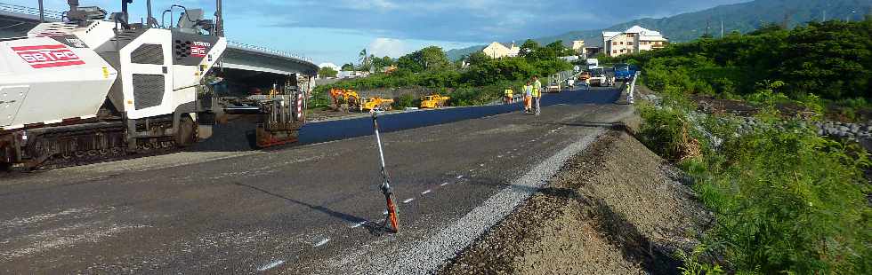 Rivire St-Etienne - 8 fvrier 2013 - Travaux sur le radier