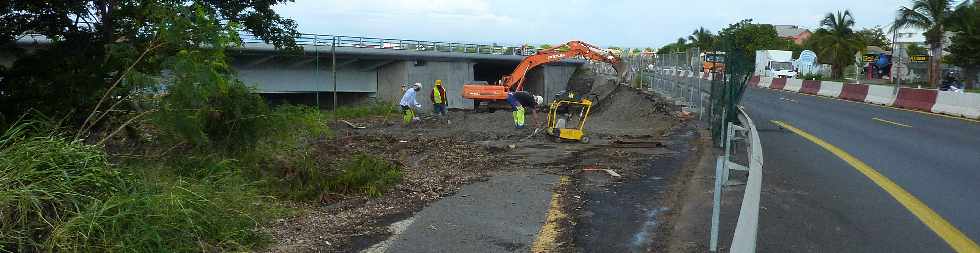 Rivire St-Etienne - 8 fvrier 2013 - Travaux