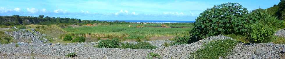 Rivire St-Etienne -Emplacement du chantier d'interconnexion Bras de la Plaine - Bras de Cilaos