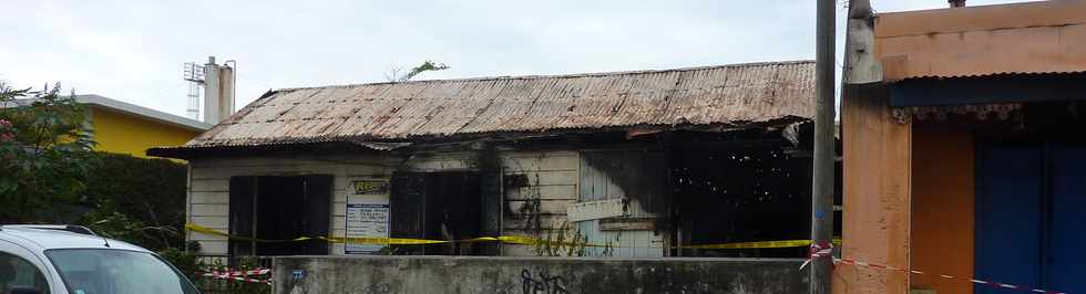 Juin 2013 - St-Pierre - Incendie rue du Four  Chaux