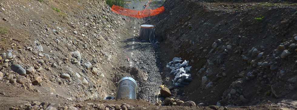 Juillet 2013 - Chantier de l'interconnexion des primtres irrigus -  Rive gauche