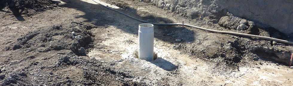 Sept 2013 - Rivire St-Etienne - Ancien pont amont - Travaux de confortement pile P5